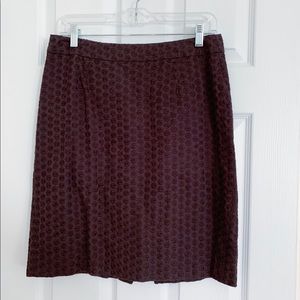 Textured j crew pencil skirt